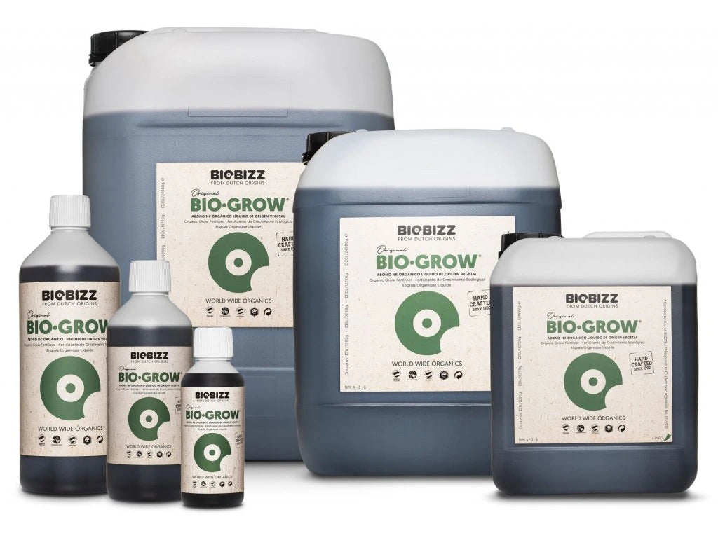Biobizz Bio-Grow organic liquid fertilizer bottle