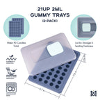 Magical Gummy Moulds 2mL flexible silicone tray detail