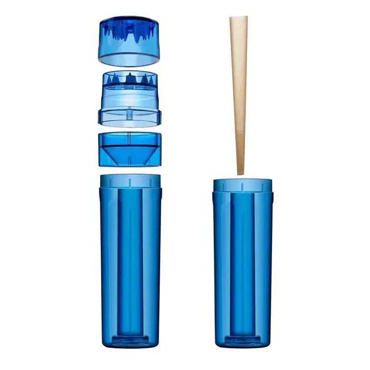 Cone Maker Grinder 2-in-1 grinder and cone filler, front view of the assembled tool