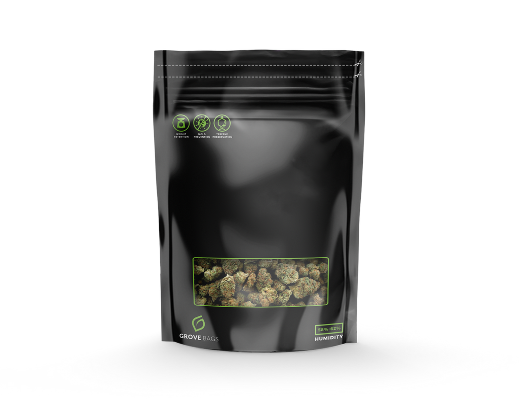 Grove Bags TerpLoc resealable closure detail