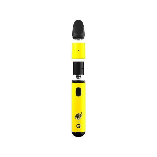 G Pen Micro+ Lemonade Edition retail packaging with Berner's Lemonade branding
