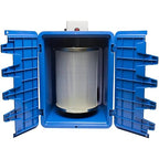 Pollinator Secret Box 150P open showing the rotating 150-micron drum