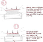 RAW Phatty Roller 125mm in use rolling a thick joint