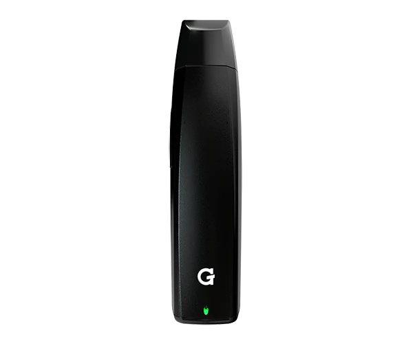 G-Pen Elite II vaporizer front view with control button and mouthpiece