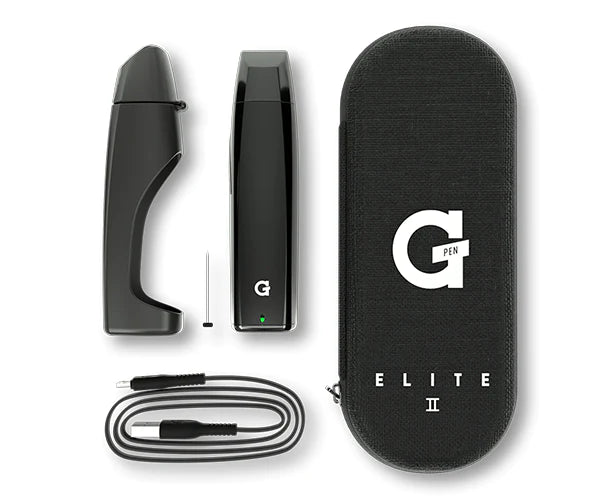 G-Pen Elite II dual-heater dry herb vaporizer