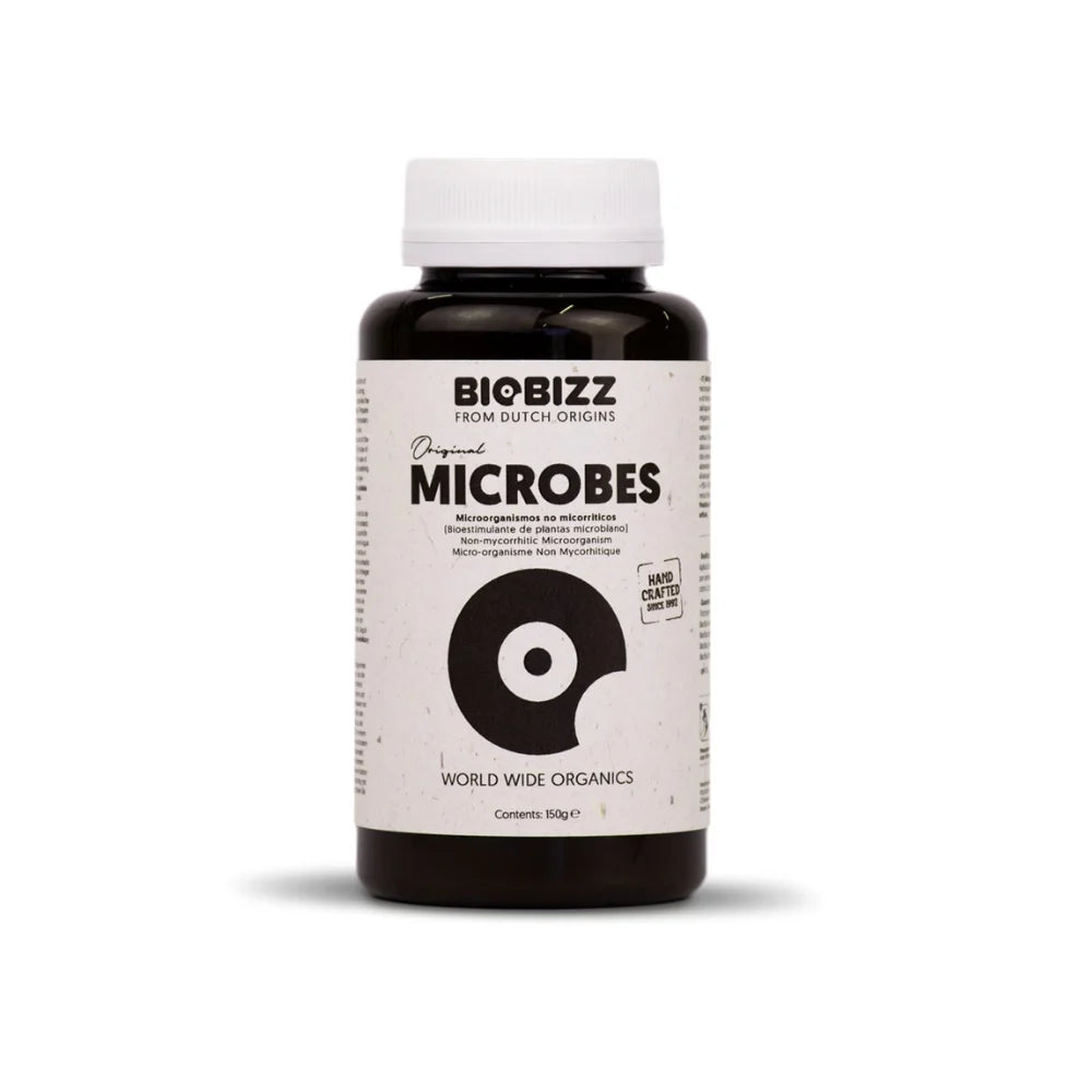Biobizz Microbes 150g organic root and growth booster pack, front view