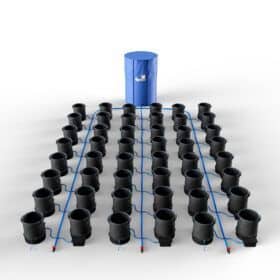 Multiple AutoPot 1Pot XL FlexiPot 20L pots lined up