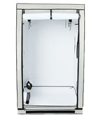 Homebox Ambient Q120 grow tent with the front door open