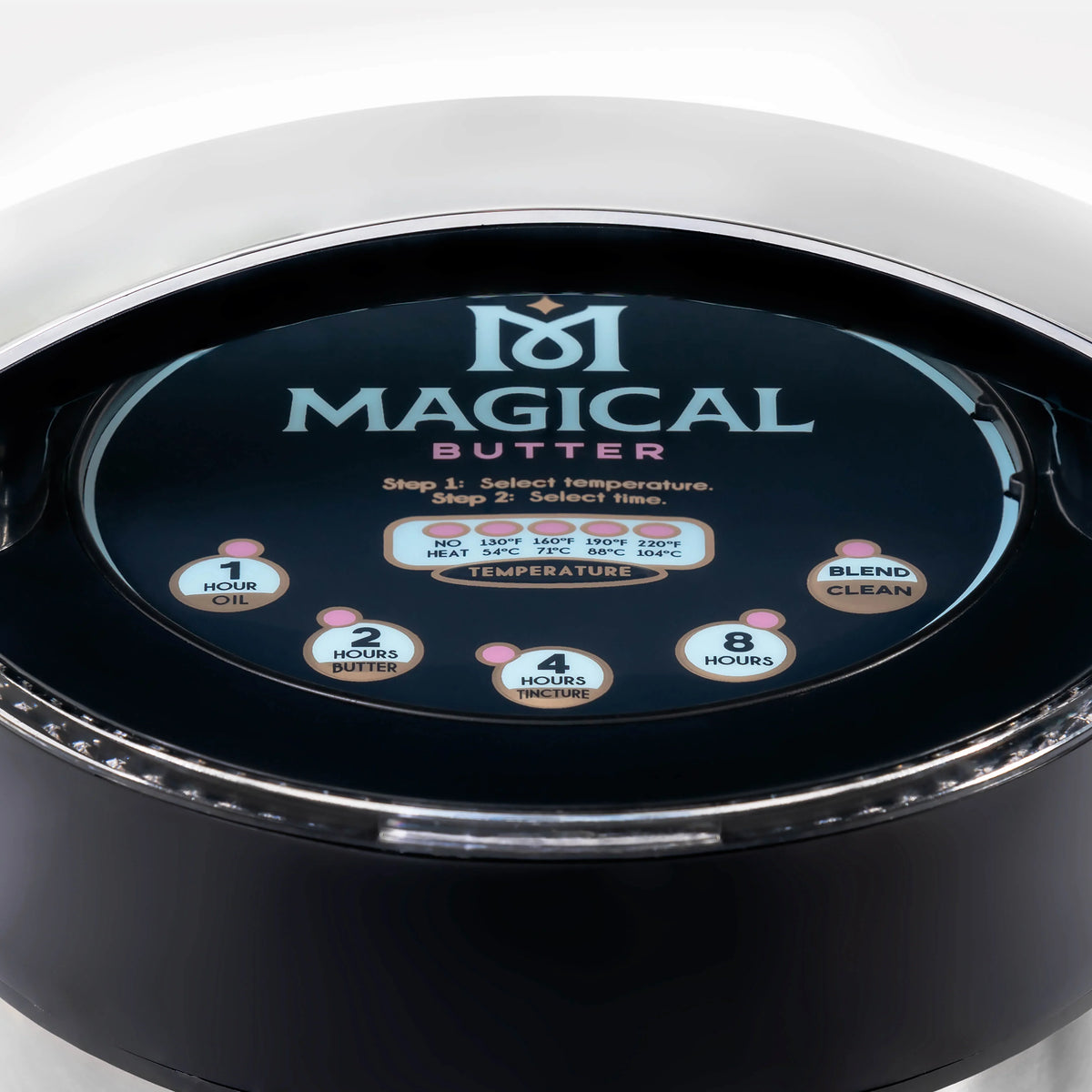MagicalButter MB2e with lid removed showing the blending head