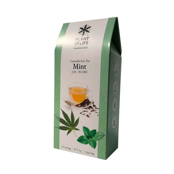 Plant of Life CBD Tea box, Indian Chai hemp infusion