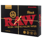 RAW Black Playing Cards box shown front and back