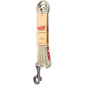 RAW Dog Hamp Leash in natural hemp with RAW branding and metal clip