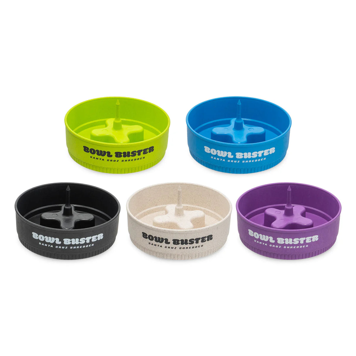 Santa Cruz Bowl Buster Ashtray in aluminum with built-in bowl knocker