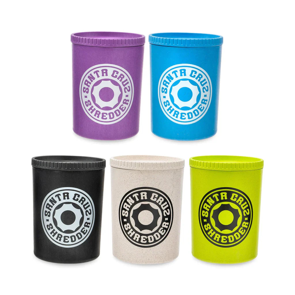 Santa Cruz Hemp Storage Jar in biodegradable hemp plastic with airtight lid