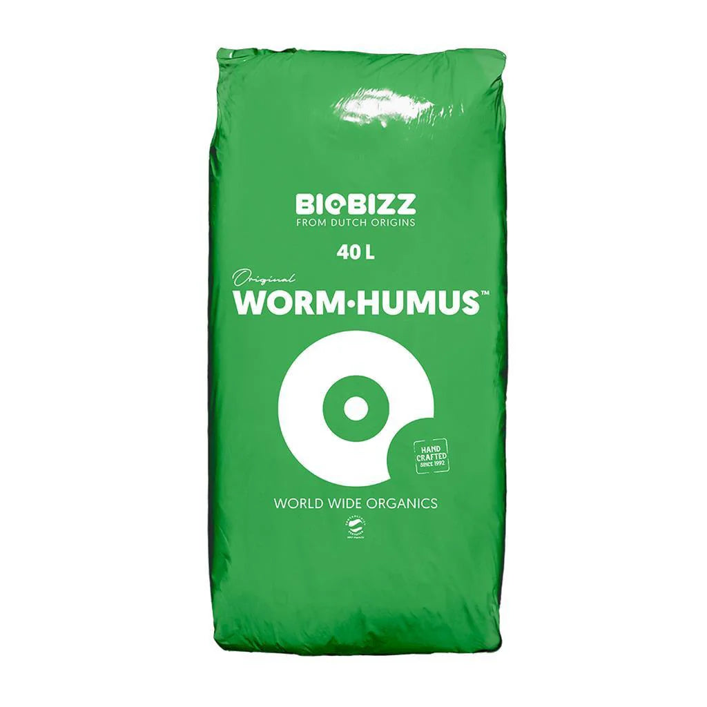 Biobizz Worm Humus organic soil booster bag, front view