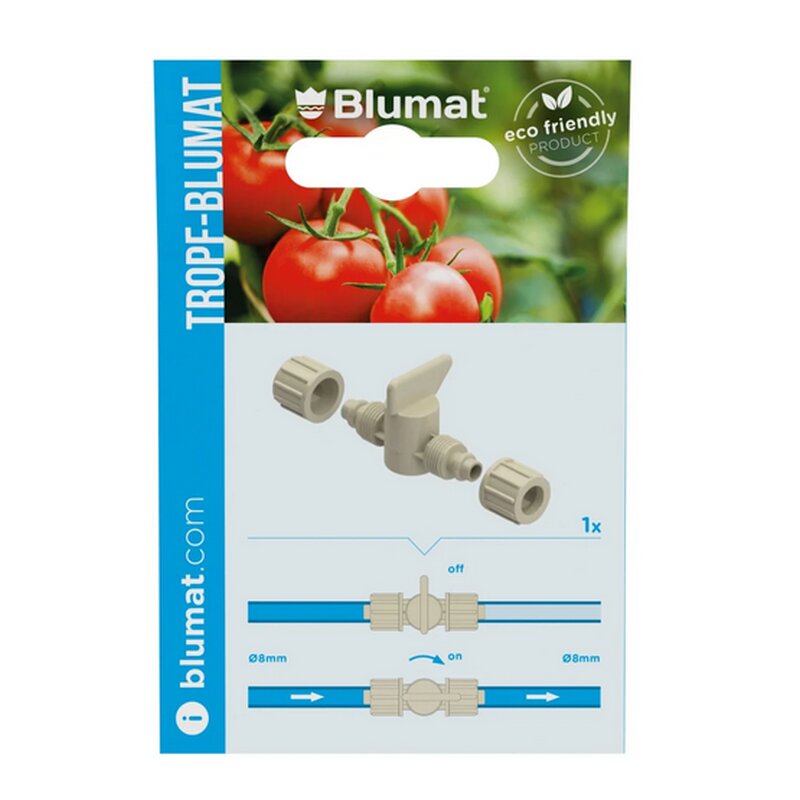 Blumat Absperrventil 8-8mm