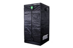 BudBox PRO L200 100x100x200 grow tent open, showing the white reflective interior