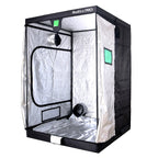 BudBox PRO XL Plus 150x150x200 grow tent open, showing the white lining