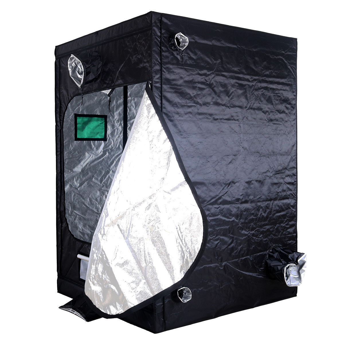 Front main doors of the BudBox PRO XL Plus 150x150x200 grow tent