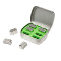 BudKups V3 Bud Case with six reusable stainless steel capsules for PAX 2 and PAX 3