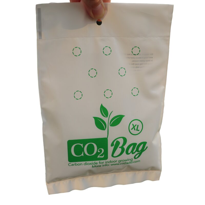 CO2 Bag XL carbon dioxide generator bag front view with product label