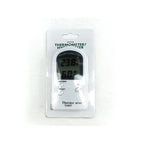 Digital Hygro-Thermometer close-up detail of display buttons and unit switch