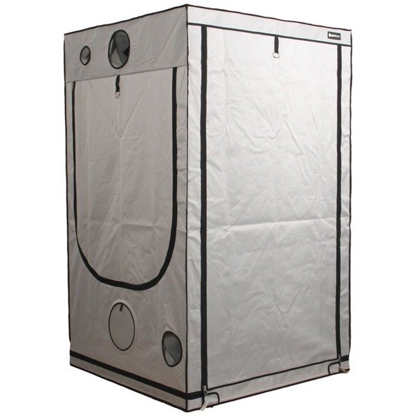 Homebox Ambient Q120 grow tent showing the reflective PAR+ inner lining