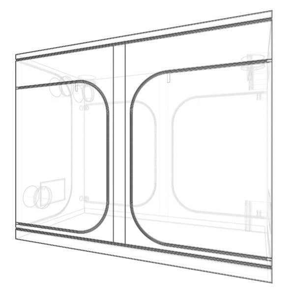 Secret Jardin Dark Room 300W R4.00 tent ventilation ports and accessories