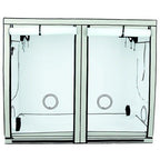 Homebox Ambient R240 grow tent open front revealing PAR+ reflective lining
