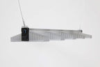 Sanlight EVO 5-100 1.5 LED grow light shown at an angle from below