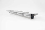Sanlight EVO 5-150 1.5 LED grow light shown at an angle from below