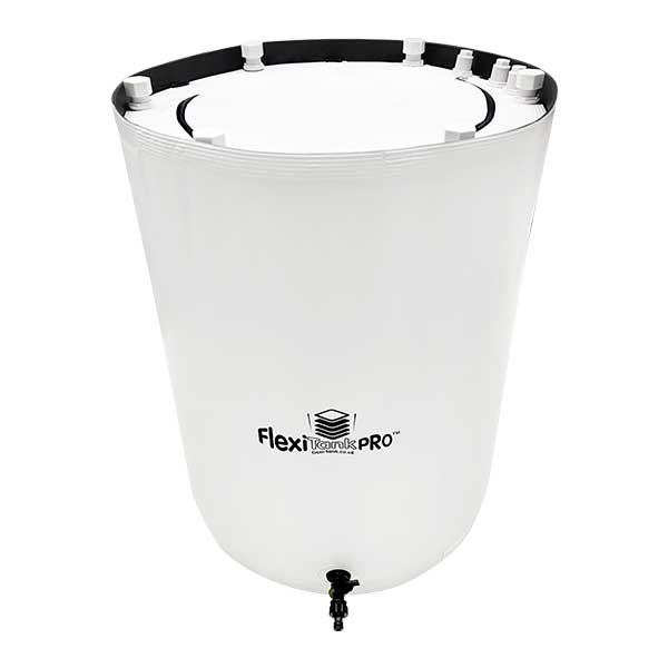 FlexiTank PRO reinforced water storage tank fully assembled