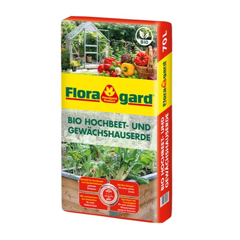 Floragard Terra Biológica para Canteiro Elevado e Estufa 70L