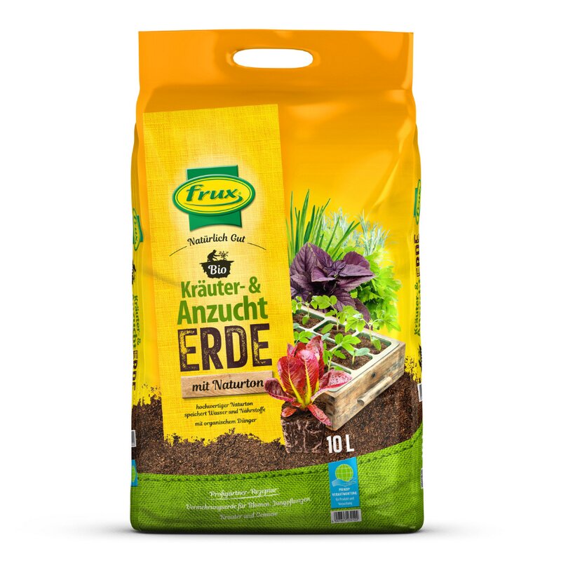Frux Terra Biológica para Ervas e Sementeira 10L