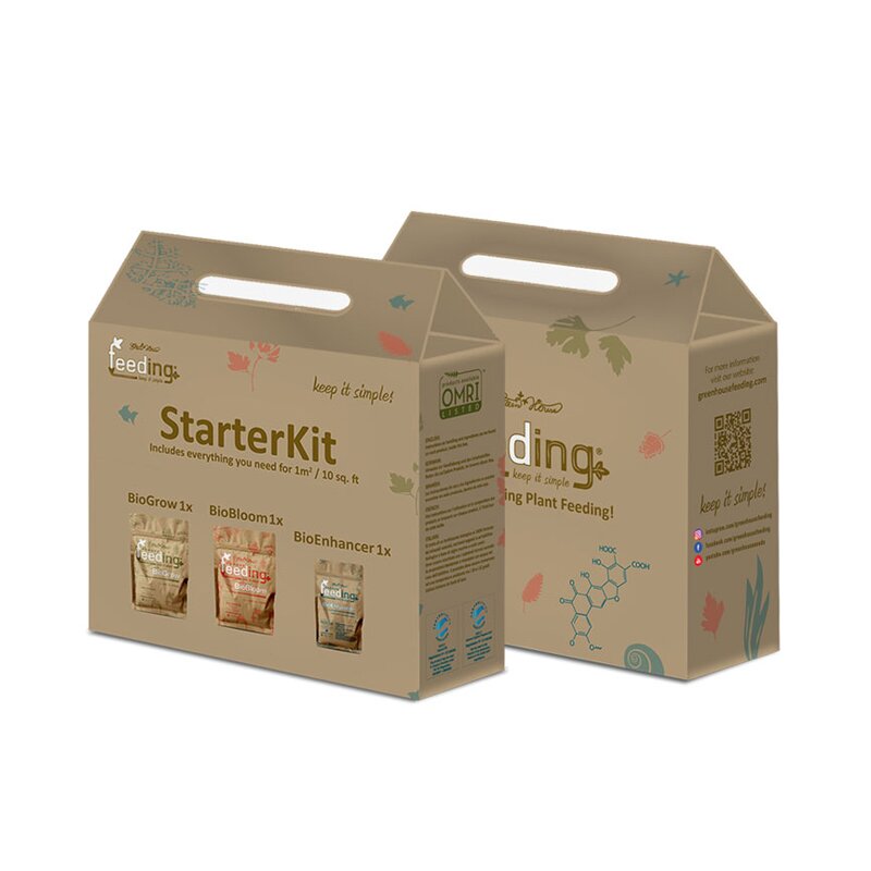 Green House Feeding Bio StarterKit organic growing kit