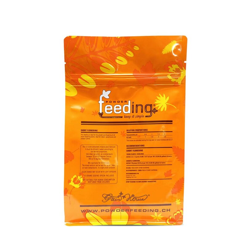 Green House Feeding Short Flowering packaging