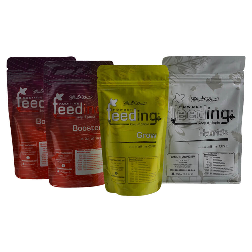 Green House Feeding Mineral StarterKit contents