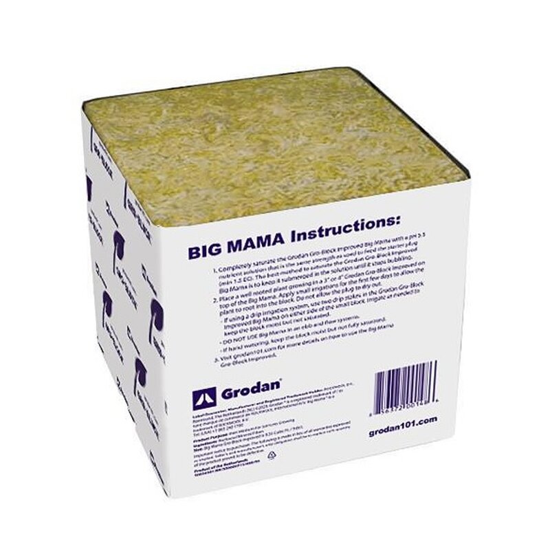 Grodan Improved Block Big Mama 20x20x20cm (embalagem de 18)