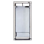 Homebox Ambient Q100+ grow tent with the front door open