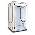 Homebox Ambient Q120+ grow tent with the front door open