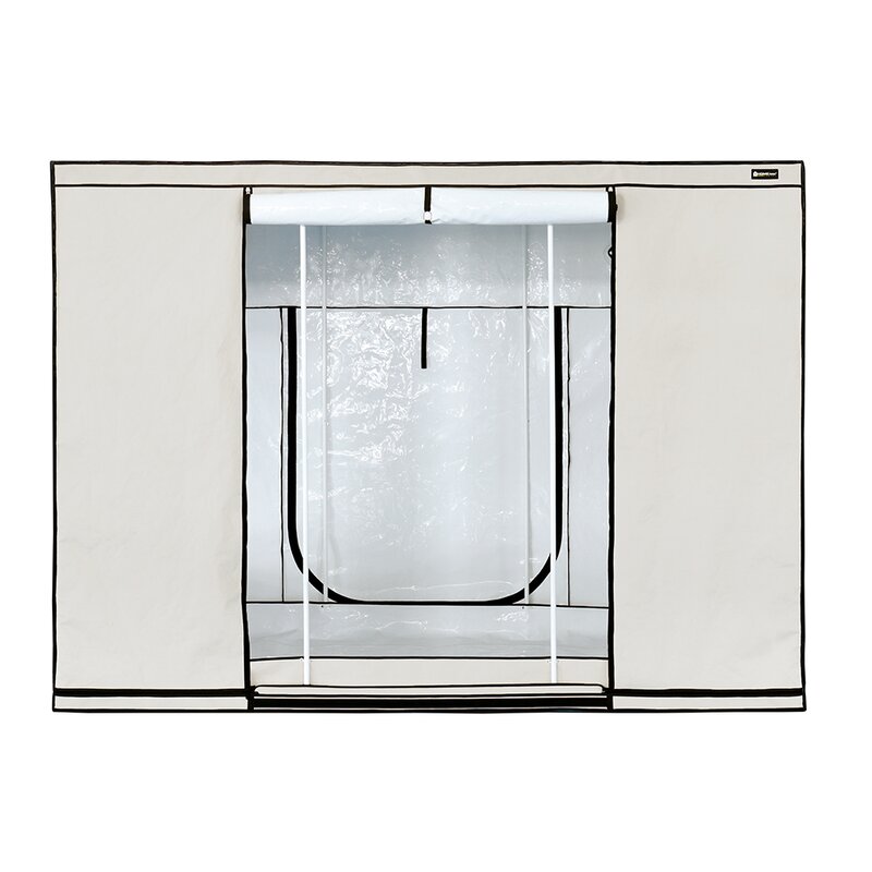Homebox Ambient R300+ grow tent side access panel unzipped