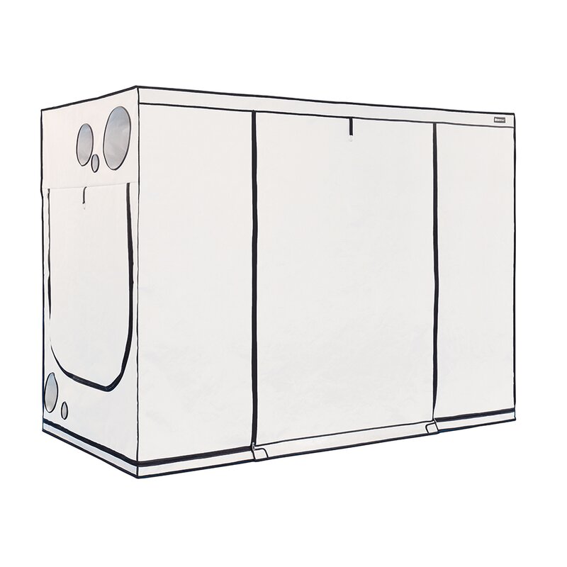 Homebox Ambient R300+ grow tent open showing PAR+ reflective interior