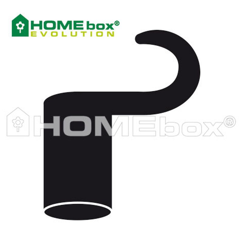 Homebox Peças Sobressalentes Ganchos Longos 22mm (Caixa de 4)