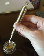 Linx Ares kit with quartz tip atomizer, magnetic cap, USB charger and carrying case