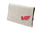 RAW Smoker's Wallet opened showing compartments for papers, filters and tips