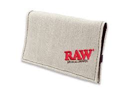 RAW Smoker's Wallet opened showing compartments for papers, filters and tips