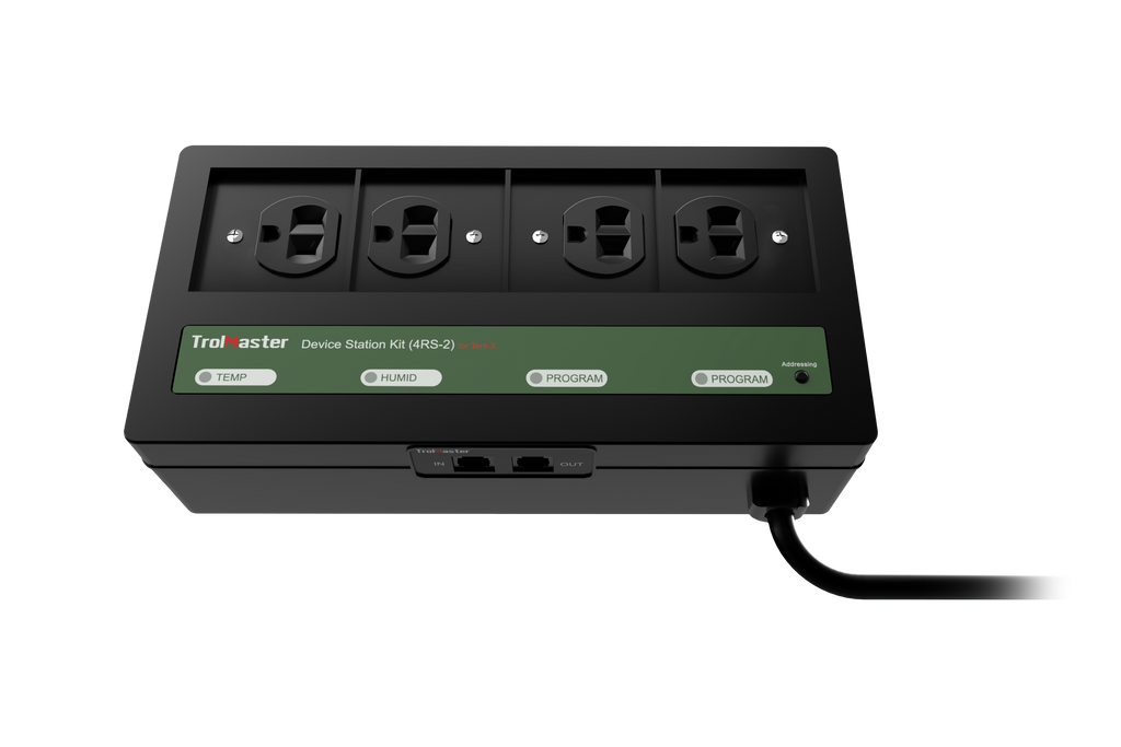 Device Station Kit 4RS-2 four-outlet module front view