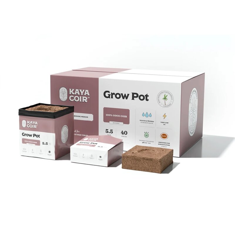 Kaya Coir Vaso de Cultivo 5,5" 4,73L