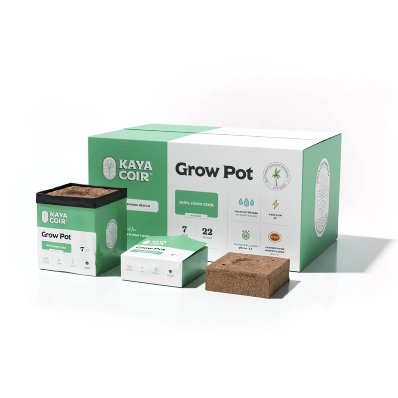 Kaya Coir Vaso de Cultivo 7" 7,57L