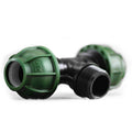 PE-T-Stück 20mm-3/4" Außengewinde-20mm, Schraubtyp